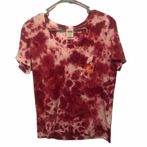 PINK VICTORIA'S SECRET 𝅺Victoria Secret Pink Virginia Tech Tie Dye Shirt M